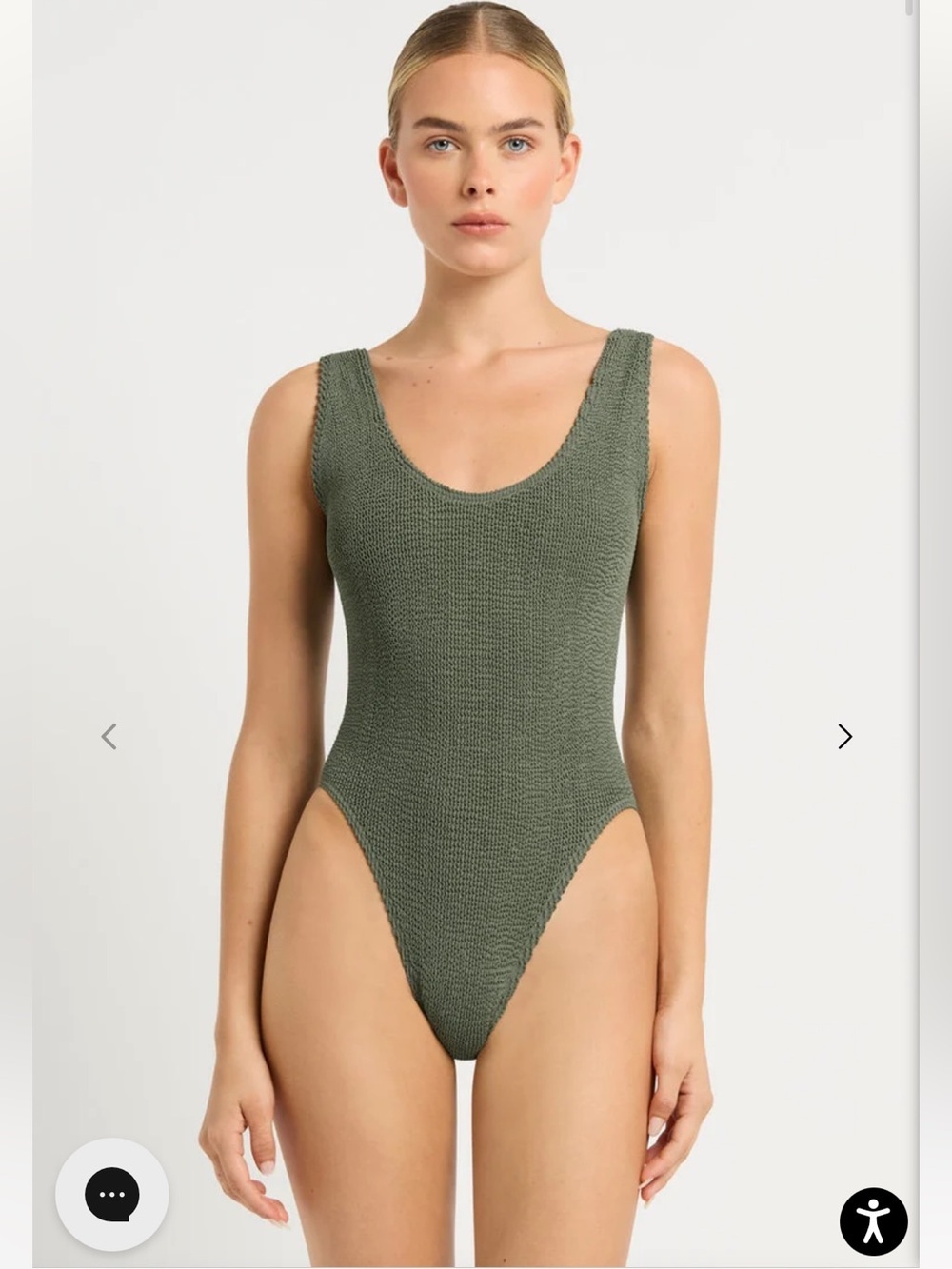 SOLD Bond-Eye Australia Mara One Piece Swimsuit Khaki Eco- One Size